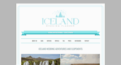 Desktop Screenshot of icelandweddingplanner.com