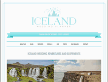 Tablet Screenshot of icelandweddingplanner.com